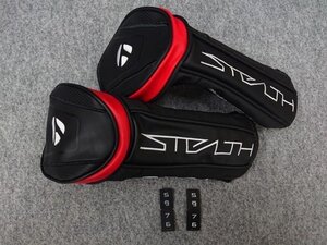 超美品！ テーラーメイド STEALTH (PLUS +) ステルス (プラス) FW用×2個セット フェアウェイウッド用 ヘッドカバー