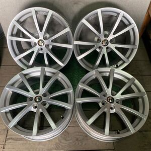 アルファロメオ純正ホイール 17インチ 17×7J OFF;+40.5 PCD;98-5H ハブ径;約58mm 傷あり、錆びあり 4本