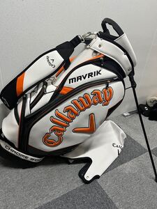 送料無料 希少 美品 Callaway MAVRIK キャロウェイ マーベリック プロモデル アスリートモデル スタンド キャディバッグ