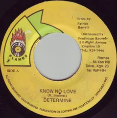 ジャマイカ7" Determine Know No Love NONE Flames /00080