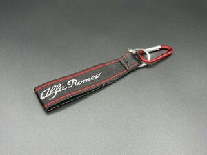 アルファロメオ純正 ロゴ キーホルダー ALFA ROMEO公式 キーリング キーホルダー ストラップ ジュリア ステルヴィオ ジュリエッタ 4C