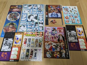 漫画 週刊少年ジャンプ 付録 ステッカー シール コースター クリアスタンディ