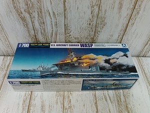 He2524-100♪【80】未組立 アオシマ 1/700 米国海軍航空母艦ワスプ