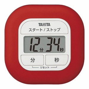 タニタ(Tanita) くるっとシリコンタイマー レッド TD-420RD(BTIC702)