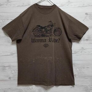 Harley Davidson ハーレーダビッドソ 両面プリント バイク Tシャツ 古着