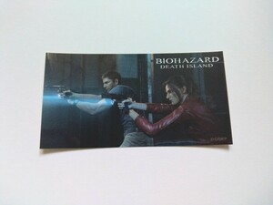 バイオハザード：デスアイランド ステッカーコレクション　クリス クレア　Resident Evil　映画　Biohazard: Death Island