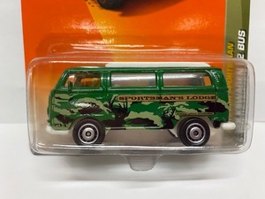 【 MATCHBOX 】 VOLKSWAGEN T2 BUS バス OUTDOOR SPORTSMAN / ワーゲン カモ 迷彩 マッチボックス / 管理HO