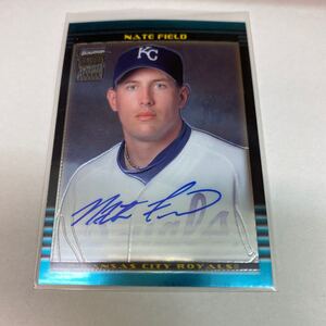 Nate Field RC 2002 Bowman Chrome auto