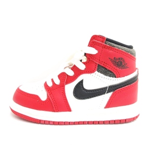 ナイキ NIKE TD Air Jordan 1 High OG Chicago トドラー エア ジョーダン 1 シカゴ スニーカー ベビーシューズ FD1413-612 レッド US7C 13c