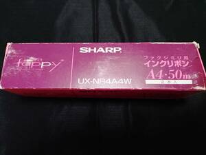 SHARP　ファクシミリ用インクリボン　UX-NR4A4W　２本入り fappy　未使用品