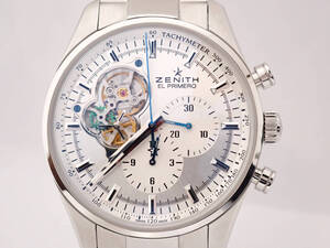 定価100万円越え ZENITH(ゼニス) クロノマスター エル・プリメロオープン 03.2040.4061 ステンレス 自動巻き クロノグラフ