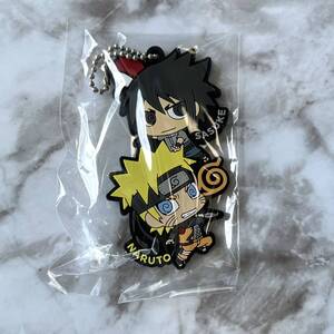 NARUTO ナルト 疾風伝 ラバーマスコットでツーマンセルだってばよ！ ラバーマスコット ラバーストラップ ラバスト ナルト & サスケ