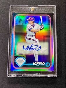 イチロー 直筆サインカード オリックス 2024 Topps NPB Chrome Ichiro Auto