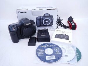 CANON/キヤノン デジタル一眼レフ EOS 7D Mark II(G) ボディ EFマウント 説明書・元箱付 2020万画素 § 703FB-2