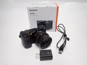 SONY α6100 ILCE-6100 + E PZ 16-50mm F3.5-5.6 OSS ソニー ミラーレス一眼レフカメラ レンズキット ショット数:12,085枚 ∬ 6EB7B-1