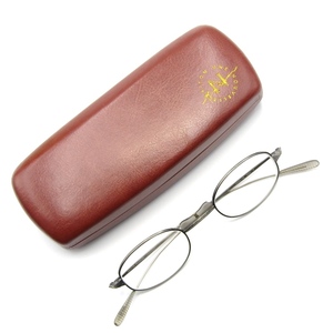 OLIVER PEOPLES オリバーピープルズ メガネフレーム Astor バレル 一山ブリッジ 2013.9月 日本製 P ピューター/グレー 度入り 61000966