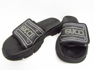 GUCCI グッチ ロゴ サンダル 574985 SIZE:10 ▼SB5422