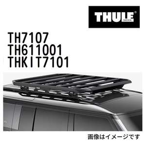 THULE ベースキャリア セット TH7107 TH611001 THKIT7101 送料無料