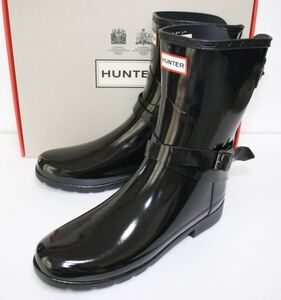 定価19000 新品 本物 HUNTER UK3 US5 EU36 JP22 WFS2008RGL RFND ADJ SHT W/ANKLE STRP GRL ブーツ ハンター 2096