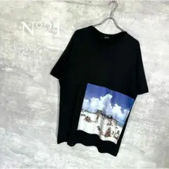 『N°21』ヌメロ・ヴェントゥーノ (S) プリントBIG Tシャツ