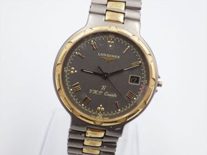 358449/⑧【1円スタート】LONGINES ロンジン 稼動品 コンクエスト メンズ 時計 クオーツ ケース33mm