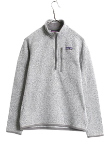 パタゴニア ベターセーター ハーフジップ メンズ XS Patagonia アウトドア フリース ジャケット プルオーバー ブルゾン ハイネック グレー