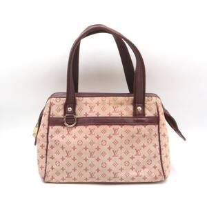 ★LOUISVUITTON ルイヴィトン M92314 モノグラムミニ ジョセフィーヌPM ハンドバッグ トート 手提げかばん ピンク系