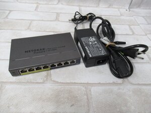 ▲Ω 新LE 0137k 保証有 NETGEAR【 GS108PEv3 】ネットギア ギガビット8ポート アンマネージスイッチ 通電確認済・祝10000取引!!