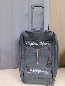 54♪スーツケース Troy Lee Designs 布製/黒 speed equipment 