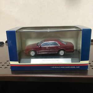 Hi-Story ハイストーリー 1/43 NISSAN 日産 Y32 セドリック グランツーリスモ 1991 レッド HS007 ミニカー