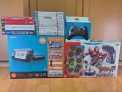 WiiU ファミリープレミアムセット＋WiiUプロコン＋ゲームソフト まとめ売り