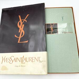 TY67 YSL イヴサンローラン テリーブランケット 140x190cm 綿100％ 未使用