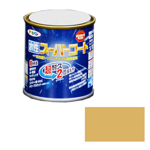 多用途 水性スーパーコート アサヒペン 塗料・オイル 水性塗料1 1/12L ベージュ