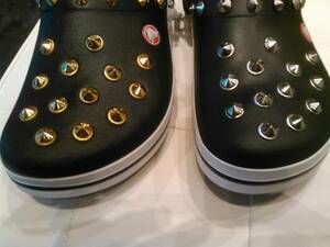 同時購入専用　クロックス アップグレードカスタム　穴埋めスタッズ加工 crocs upgrade custom ring studds MAXCUSTOM