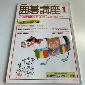 Y05.213 囲碁講座 1 平成2年 NHK 囲碁 日本棋院 名人 本因坊 碁盤 段位 石倉昇 小林千寿 本田幸子 加藤正夫 武宮正樹 NHK杯 トーナメント