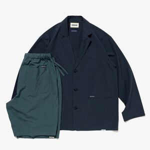 ディセンダント/DESCENDANT/PAJAMA NOWHAW/パジャマ/24/新作/ジャケット/セット/スーツ/WTAPS/今期/寝巻き/ネイビー