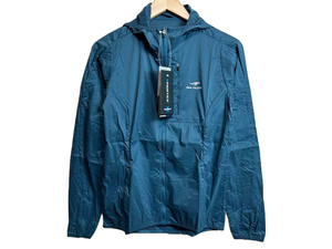 SWA23110■Sサイズ■ティールブルー■18700円■New Heights.　日本製　長袖ジャケット　ランニング　トレーニング