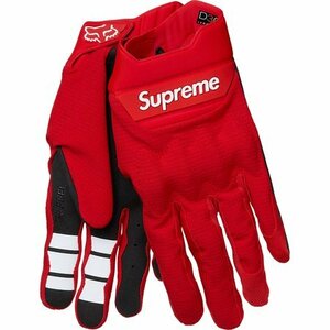 希少★新品本物【赤★M】★Fox Racing Bomber LT Gloves フォックスレーシング グローブ 正規店購入 シュプリーム 入手困難 限定品 Supreme