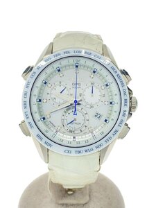 SEIKO◆アストロン10Pダイヤ/ソーラー腕時計/デジアナ/レザー/WHT/SBXB069/8X82-0AM0