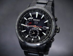 【行董】SEIKO セイコー アストロン GPS ソーラー SBXA047 7X52-0AN0 電波時計 ブランド腕時計 説明書付 E316 XX000ABZ33