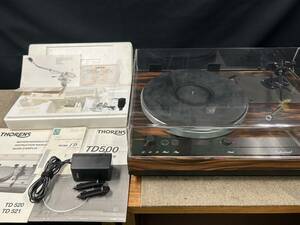 美品　THORENS TD521M +SME3012R PRO 付属品　取説あり　通電OK　 動作品