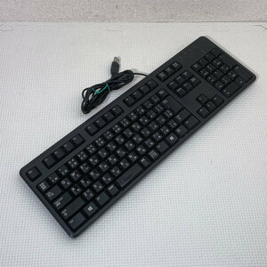 中古動作品 日本語配列 109キーボード USB接続 テンキー付 ★ DELL KB212-b