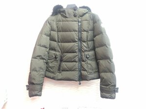 送料無料 クリーニング済み 美品 MONCLER モンクレール ダウンジャケット BRYONE GIUBBOTTO 320934537025 カーキ レディース 0サイズ