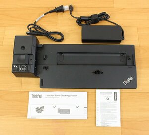 ◇現状品◇ レノボ・ジャパン 40AG0090JP ThinkPad ベーシック ドッキングステーション ※動作未チェック（2754326）