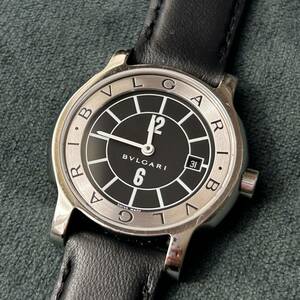 BVLGARI ブルガリ ソロテンポ 腕時計 ST29 ブラック文字盤