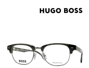 【HUGO BOSS】ヒューゴ ボス　メガネフレーム　 BOSS 1382　XYG　グリーンホーン・ダークルテニウム　国内正規品