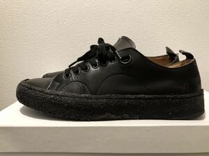 George Cox × Fred Perry ラバーソール スニーカー 黒 UK7 靴 D缶 モンキーブーツ