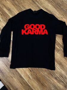 古着屋購入　ロンT 長袖　Tシャツ　GOOD KARMA 古着　ヴィンテージ　90