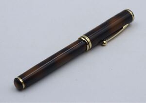 シェーファー/SHEAFFER/コノソアール/CONNAISSEUR/万年筆/ペン先 18K 750 1920/ブラウン×ゴールド/鼈甲柄