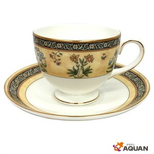 WEDGWOOD ウェッジウッド カップ＆ソーサー INDIA インディア 紅茶・コーヒー兼用 1客 C/S 単品 未使用 aq9711